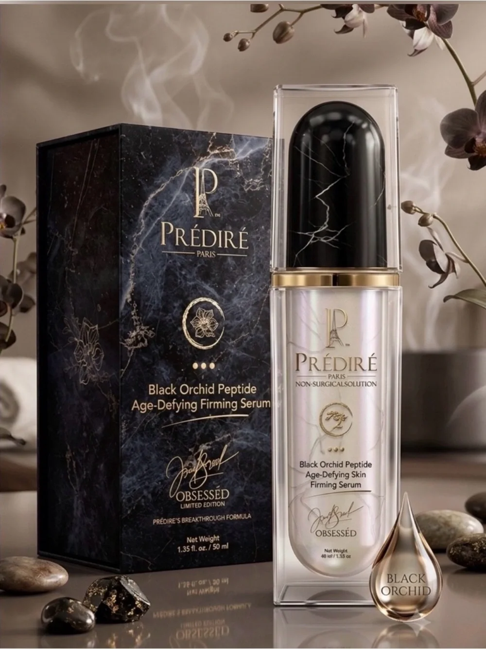 PP Black Orchid Peptide Age Defying Skin Firming Serum ~ Retail $980